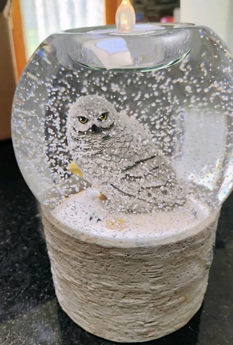 Party lite snowy white owl - party,